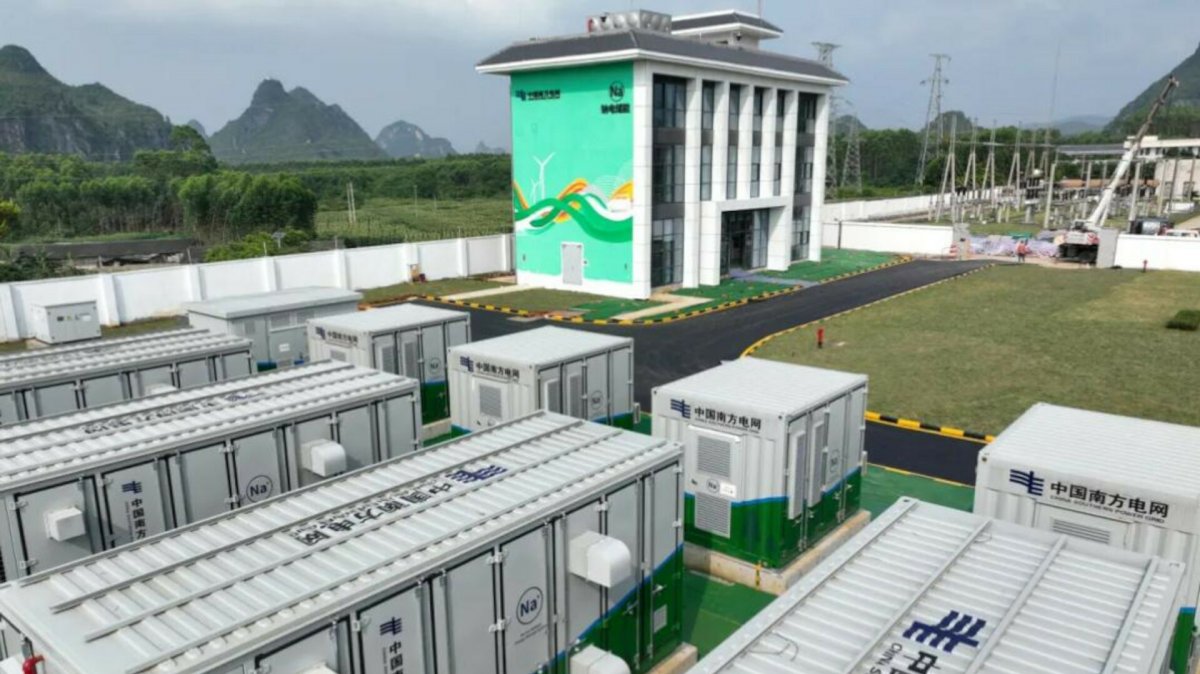 China starts operation of 10 MWh sodium ion batteries