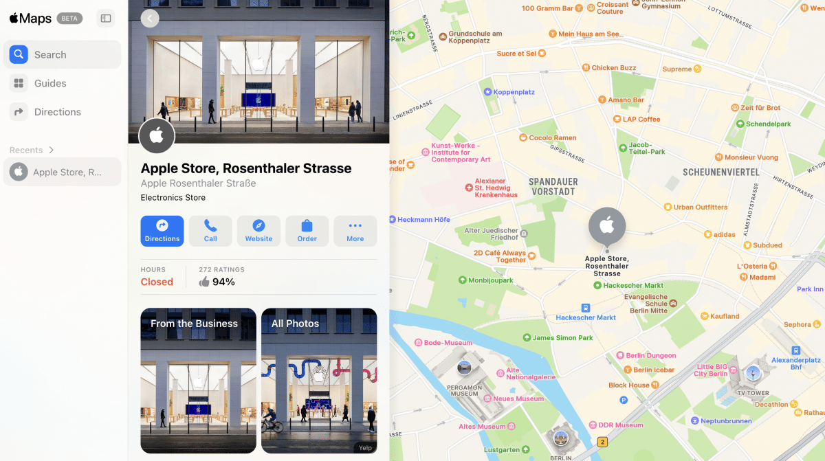 Apple Maps: Dukungan Firefox kini hadir — dan lebih banyak fitur