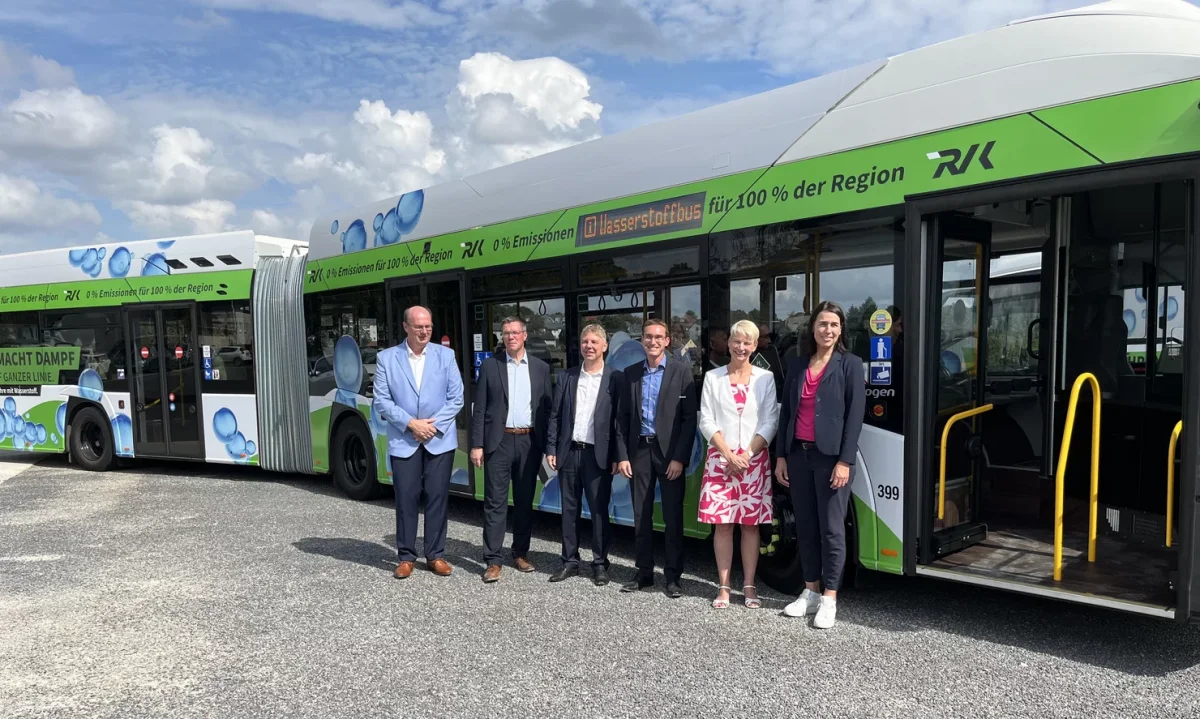 Europe's First Fleet of Hydrogen-Powered Buses Launched in Germany