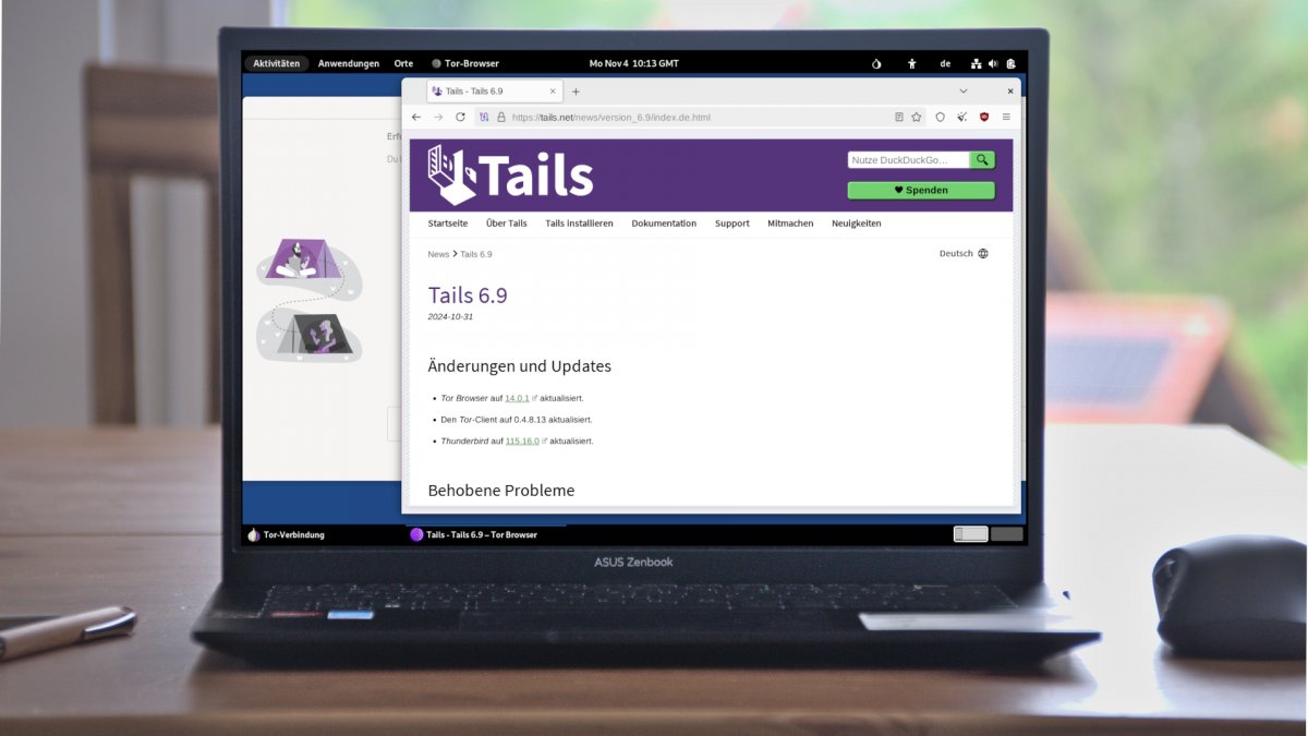 Linux'un anonimleştirilmesi: Tails 6.9, temel bileşenleri güncelliyor