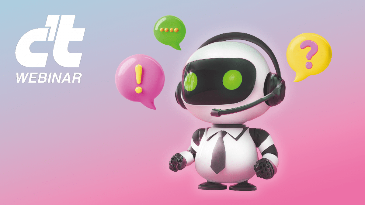 c't-Webinar: Produktiver Einsatz von Sprach-KI