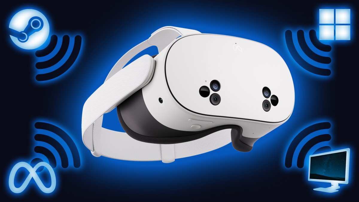 Meta Quest 3: Wie Sie PC-Spiele und Windows-Fenster in Mixed Reality streamen