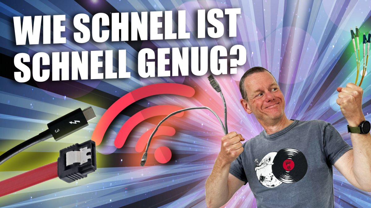 Langsam ist mal gut: Wie schnell Dein Internet sein muss, und WLAN, LAN, USB, ..
