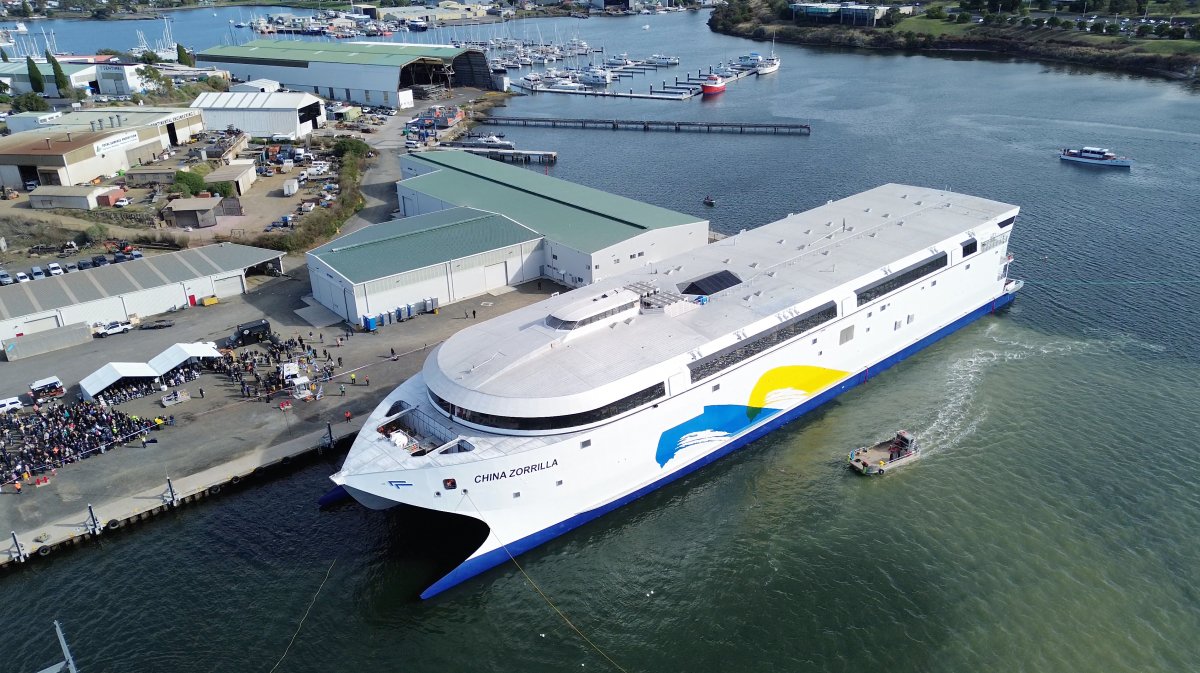 World's largest electric ship receives 40 MWh battery
