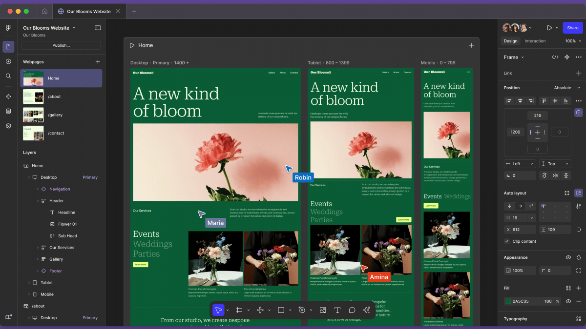 Figma2025: Webseiten und responsives Layout über KI