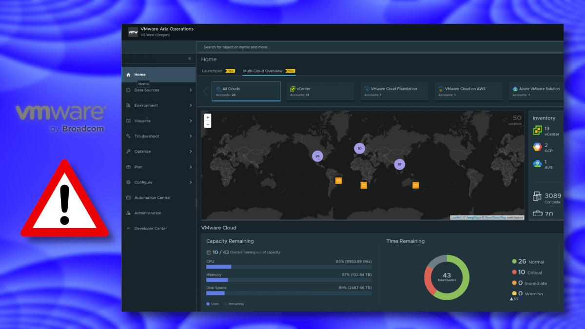 VMware Aria Automation: Sicherheitslücke ermöglicht Sitzungsübernahme