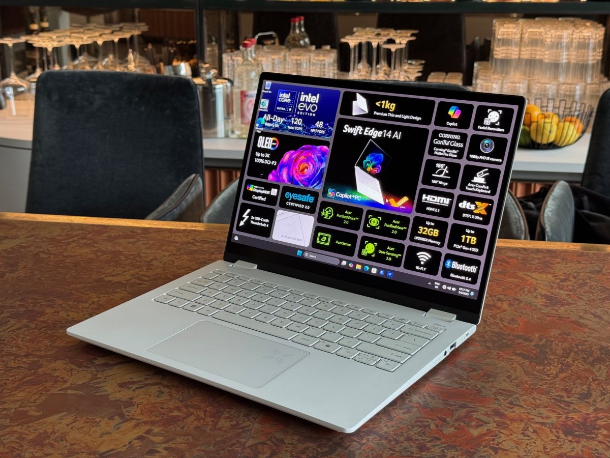 Seltenheit: Acer bringt 14-Zoll-Notebook mit mattem OLED-Display