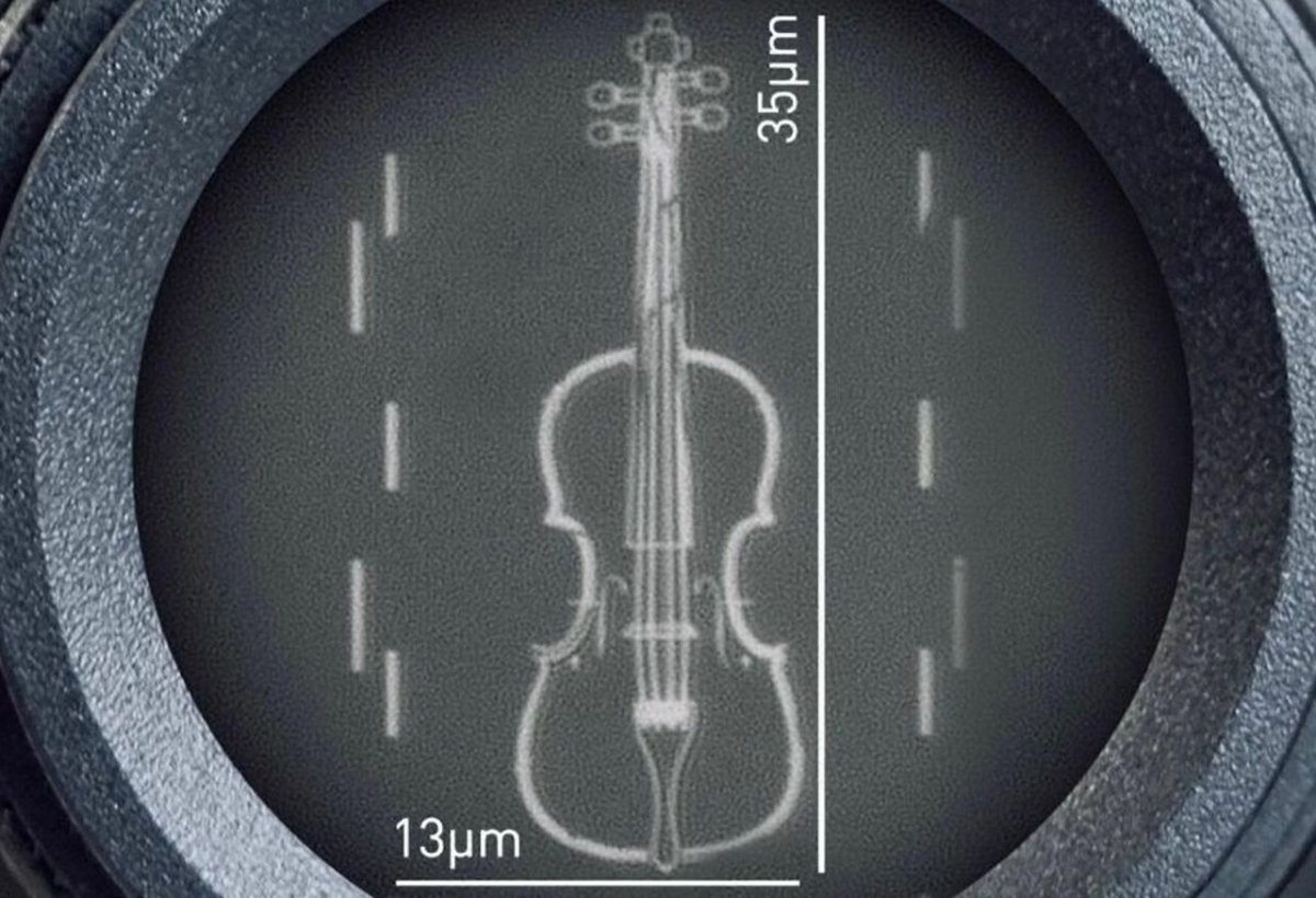 Britische Forscher erschaffen kleinste Geige der Welt