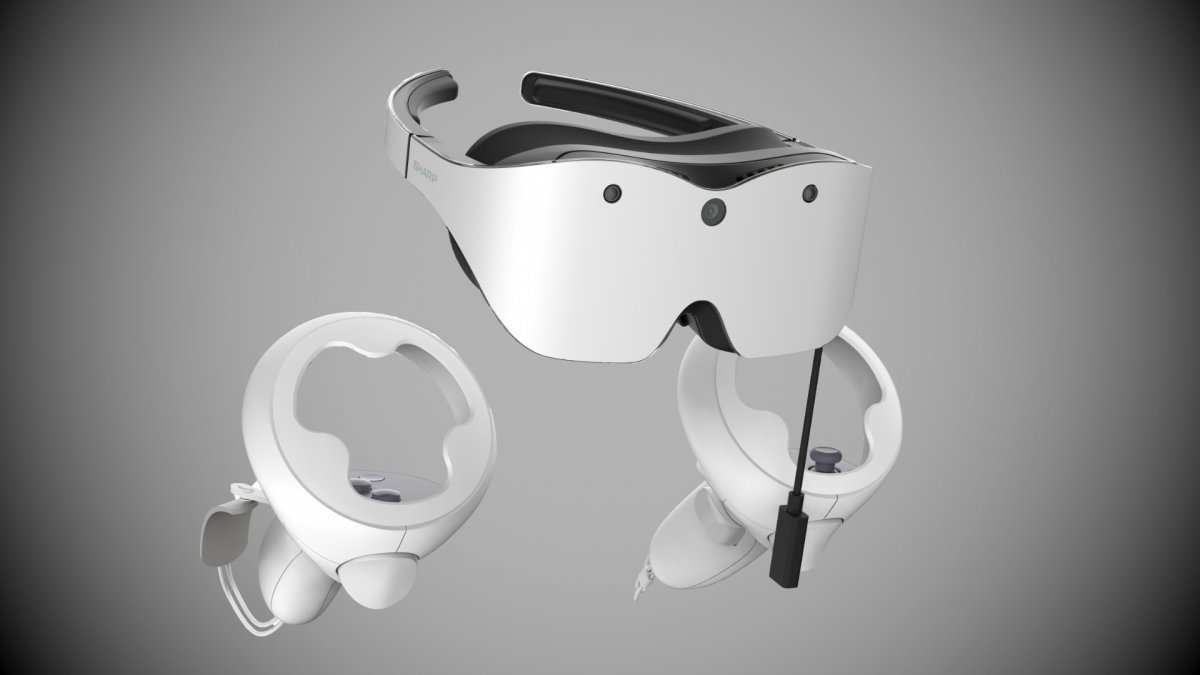 Unter 200 Gramm: Sharp will kompakte VR-Brille per Crowdfunding veröffentlichen