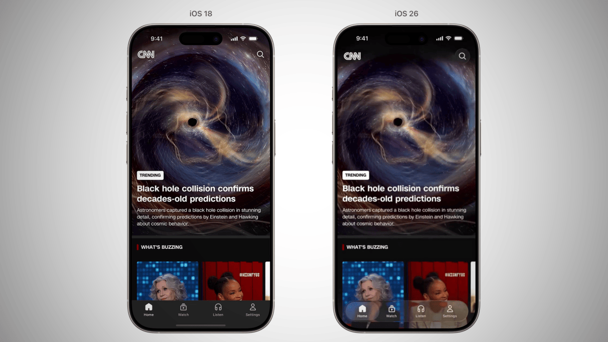 Apple, uygulama geliştiricilerin Liquid Glass'ı nasıl kullandığını gösteriyor