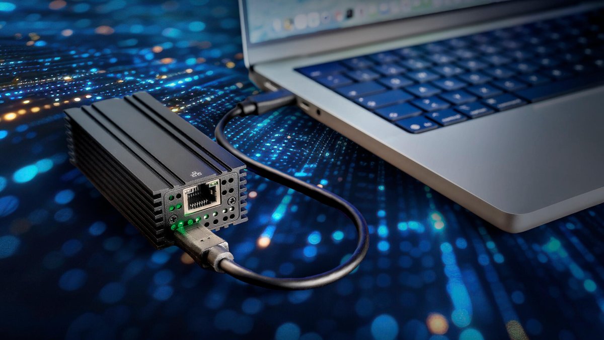 heise+ | Turbo fürs Netzwerk: 10-Gigabit-Adapter am Mac im Test