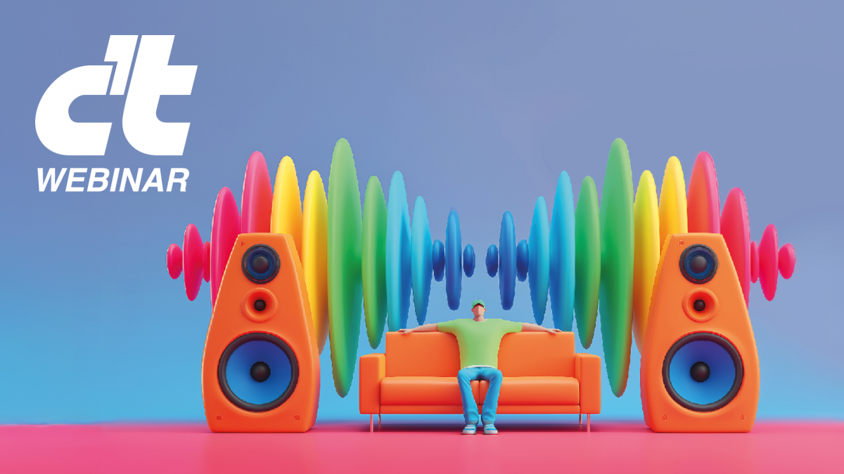 heise-Angebot: c’t-Webinar: Heimkino- und Musikanlagen gezielt optimieren