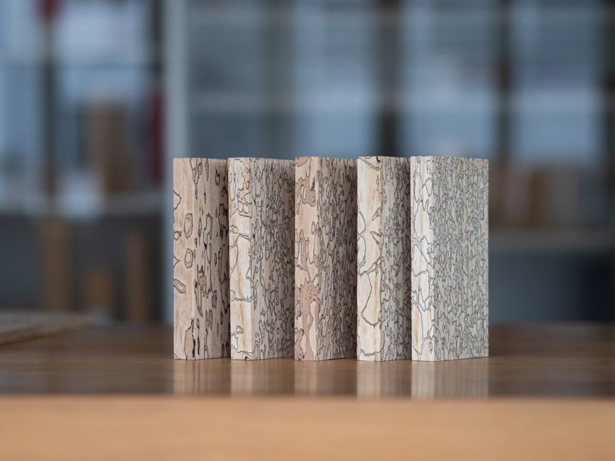 Nachhaltige Baustoffe: Mit einem Pilz veredeltes Holz sieht aus wie Marmor