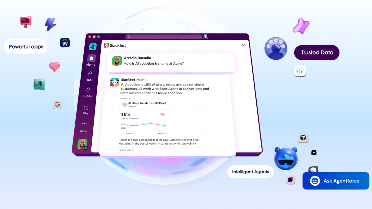 Slack statt Salesforce: Slackbot wird CRM-Oberfläche