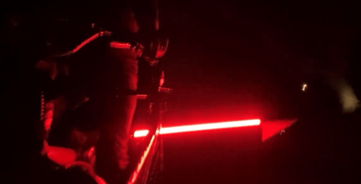 LaneSaber: Cycling maker builds an LED lightsaber against overtaking people who are too close