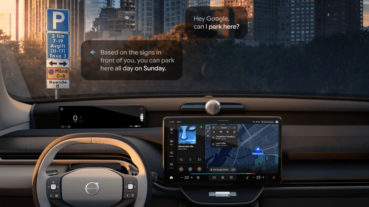 Volvo integriert Google Gemini und immersive Navigation in neue Fahrzeuge