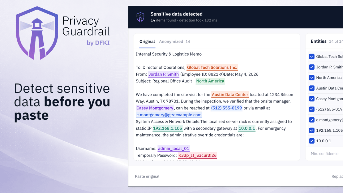 Privacy Guardrail: Chrome extension wants to protect sensitive data from chatbots
