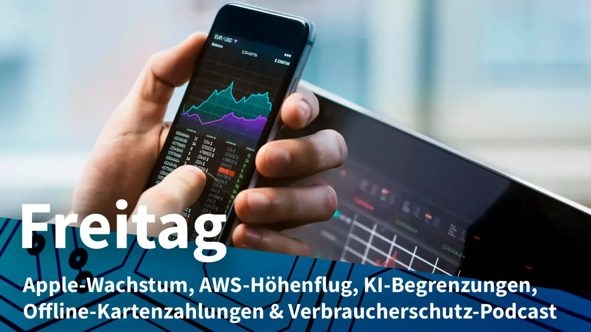 Freitag: Apple und Amazon mit guten Ergebnissen, aber Börse reagiert verschieden