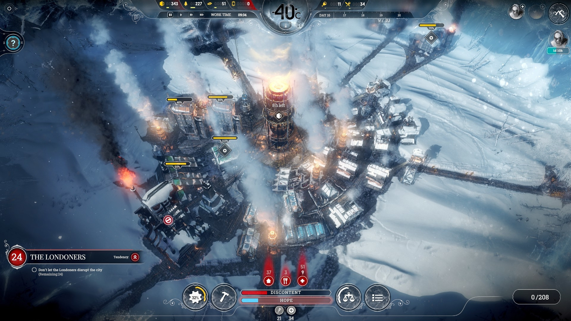 Frostpunk схема застройки