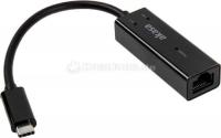 Akasa USB-C zu Ethernet Adapter LAN-Adapter, RJ-45, USB-C 3.0 [Stecker] (AK-CBCA07-15BK)