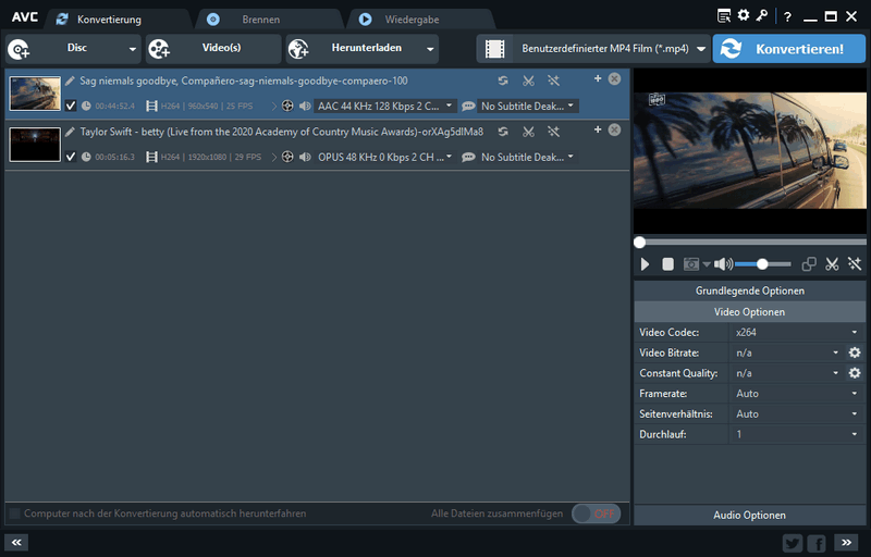Any Video Converter heise Download