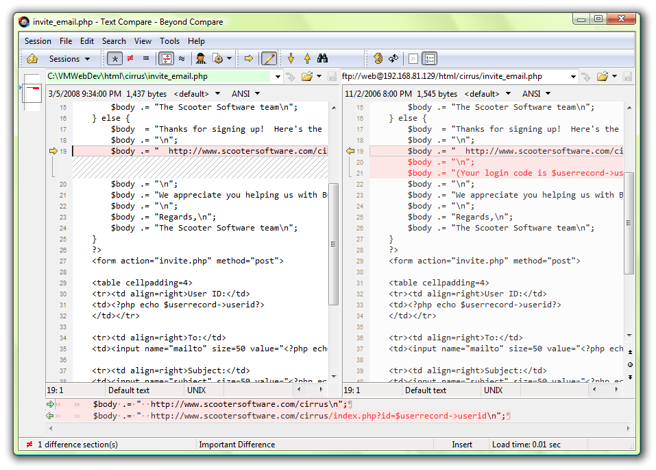 winmerge for mac mojave