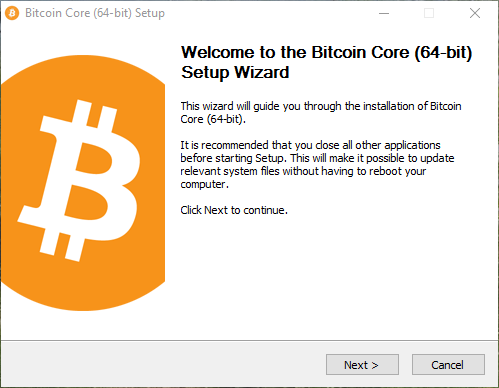 bitcoin core software