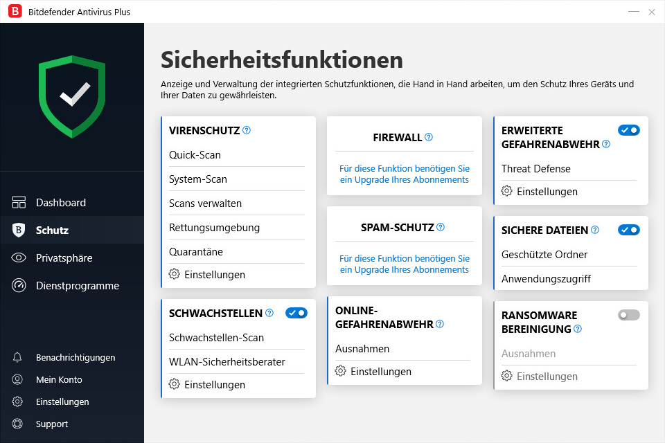 BitDefender Antivirus Plus | heise Download