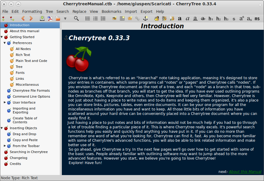 cherrytree notes mac