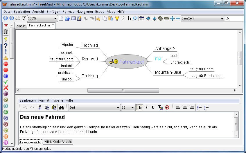 freemind mind mapping software