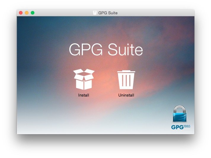 new email gpg suite