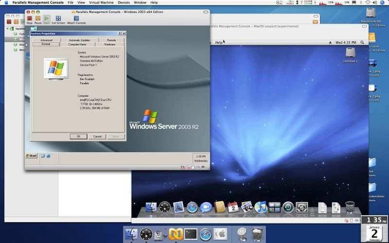 virtual box parallels desktop 9 for mac