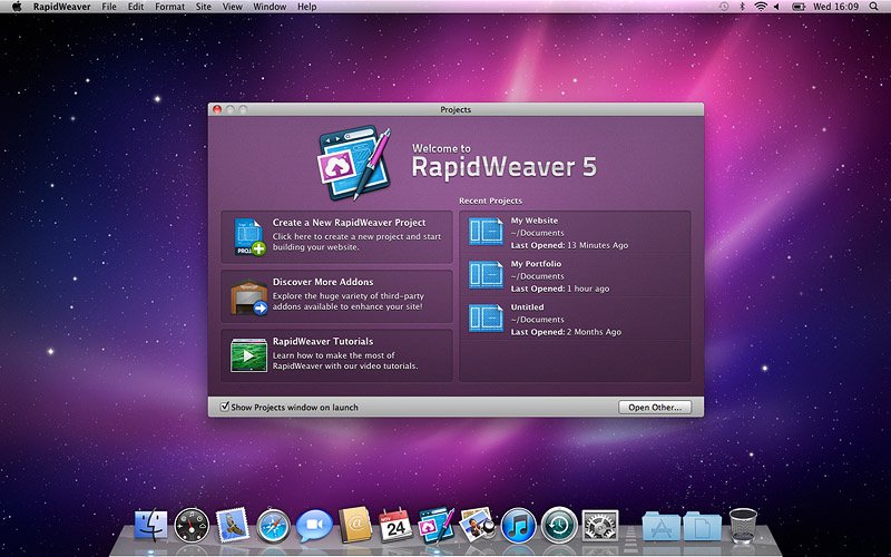 rapidweaver 5.0