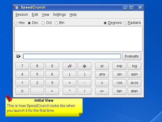 speedcrunch examples