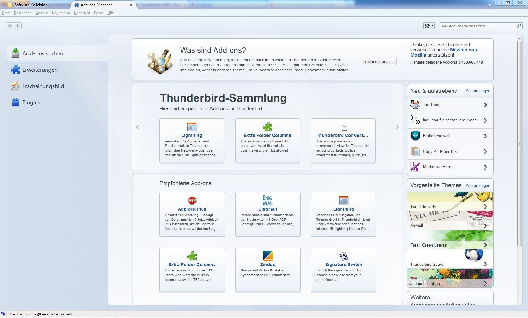 download the new version for windows Mozilla Thunderbird 115.5.0