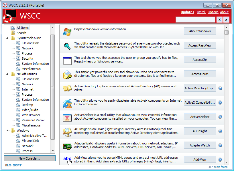 instaling Windows System Control Center 7.0.7.2