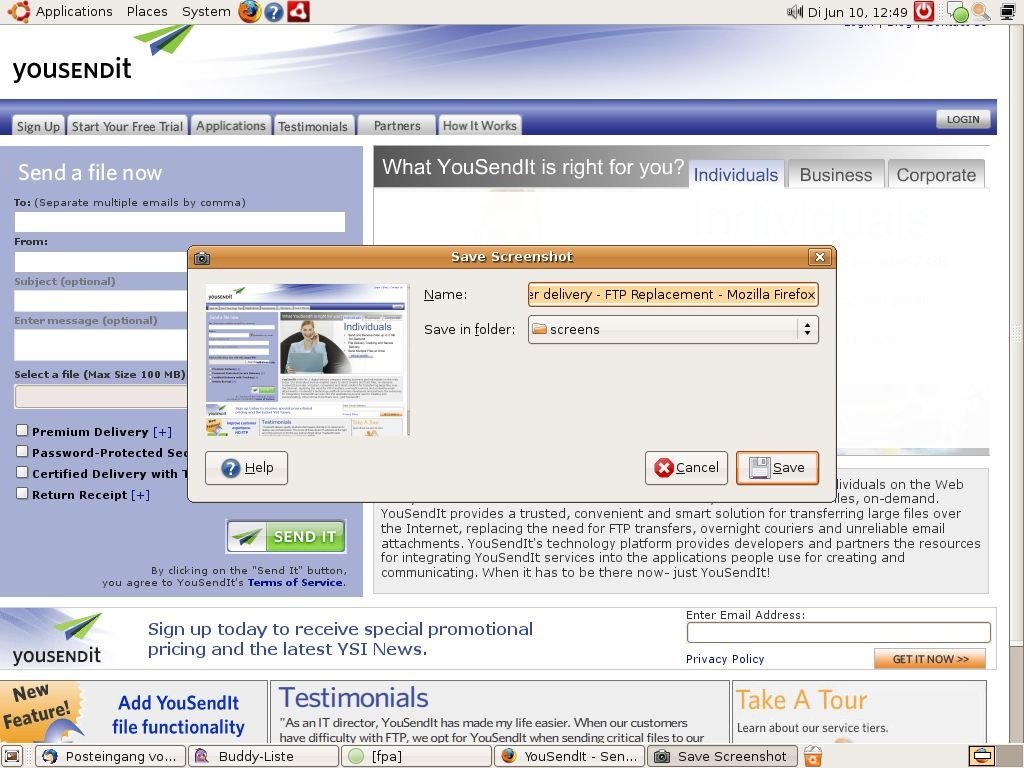 YouSendIt | Download bei heise