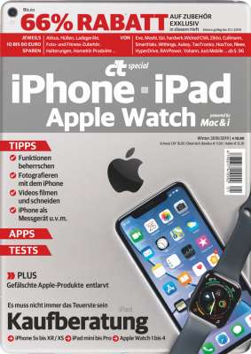 Titelbild c't iPhone, iPad, Apple Watch