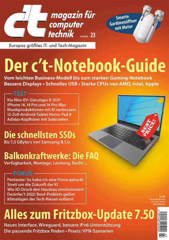 c't Ausgabe 23/2022
