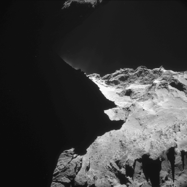 Impressionen des Kometen 67P/Tschurjumow-Gerassimenko