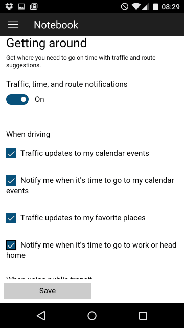 Cortana-Beta unter Android