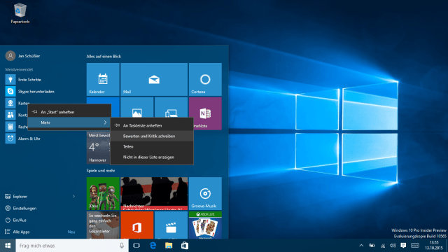 Windows 10 Build 10565