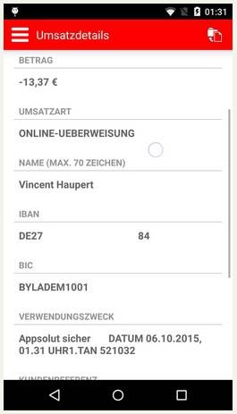 Unsichere App-TAN