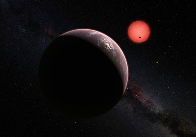 Drei Exoplaneten um Trappist-1