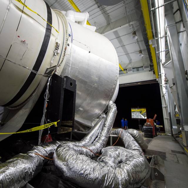 Zweiter Testlauf des SLS-Booster