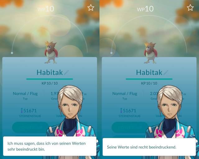 Pokémon Go: IV-Verfeinerung mit Bewertungen