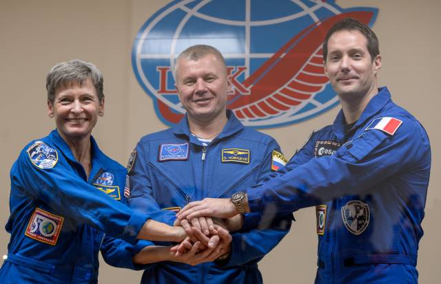 Thomas Pesquet auf dem Weg zur ISS