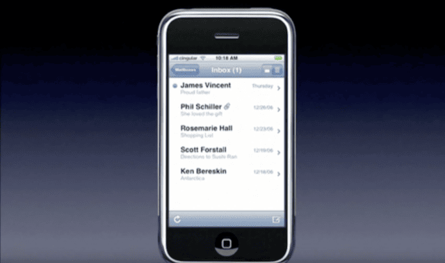 10 Jahre iPhone: Steve Jobs stellt das iPhone vor