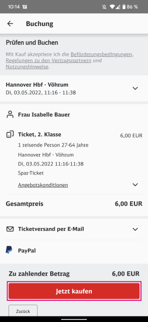 Ticket kaufen