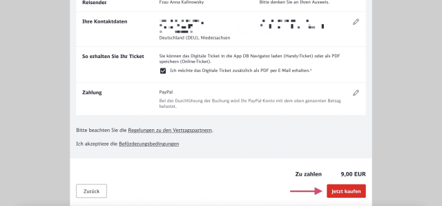 Angaben überprüfen